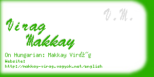 virag makkay business card